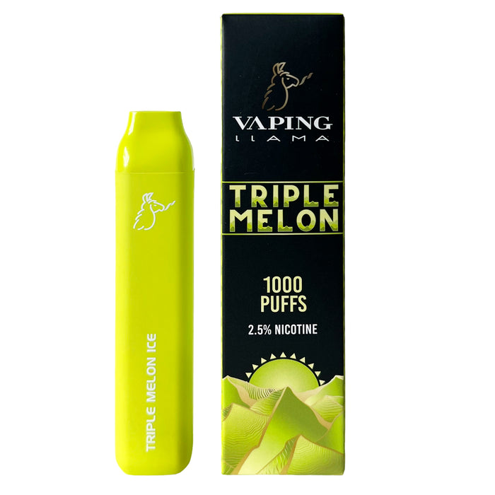 Vaping Llama 1000 Puffs Triple Melon Vape