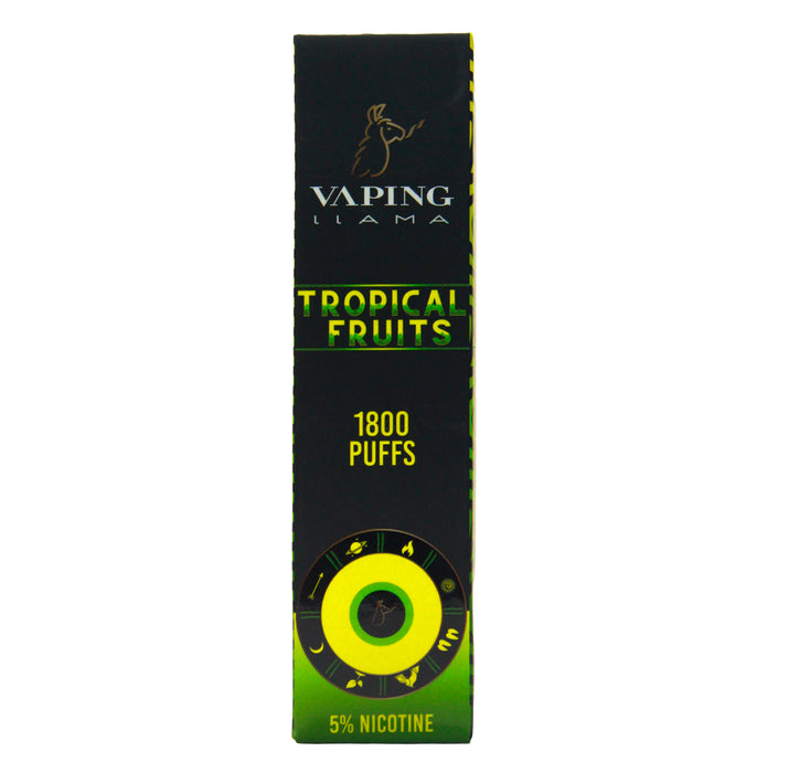 Vaping Llama Vape Tropical Fruits 1800 Puffs