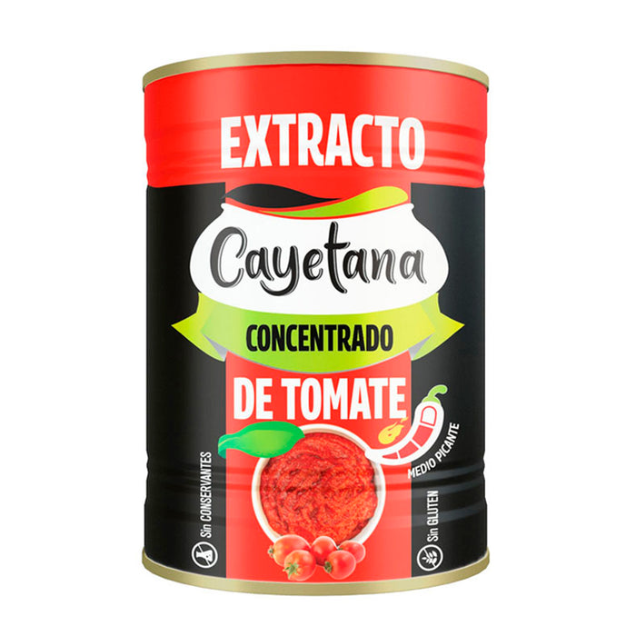 Extracto Concentrado De Tomate Cayetana Medio Picante X 280Gr