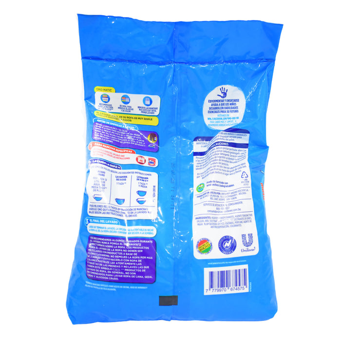 Detergente En Polvo Omo Matic X 700G