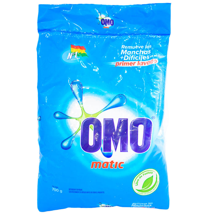 Detergente En Polvo Omo Matic X 700G