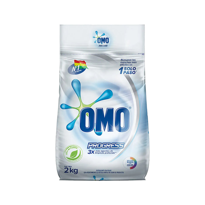 Detergente En Polvo Omo Progress X 2 K