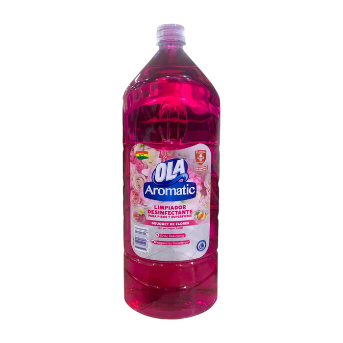 Limpiador Desinfectante Ola Aromatic Bouquet De Flores X 900Ml