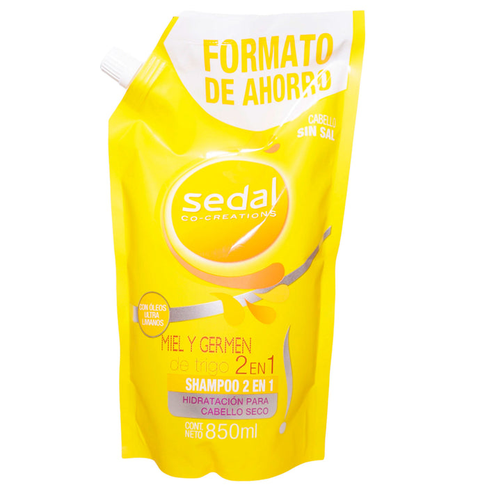 Sedal Shampo Doypack Miel Y Germen De Trigo X 850Ml