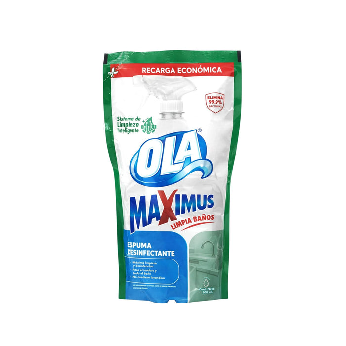 Desinfectante Ola Maximus Limpia Baños Doypack X 800Ml