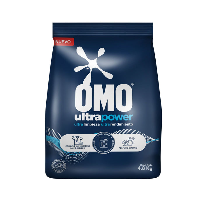 Detergente Omo Polvo Ultra Power Bolsa X 48 Kg