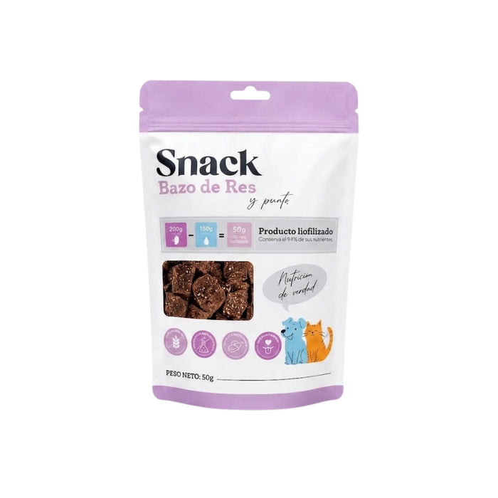 Snack Bazo De Res Alpha Liofilizado X 50G