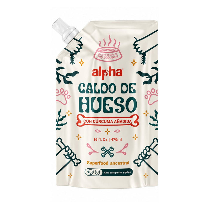 Alpha Caldo De Hueso Con Curcuma X 470Ml