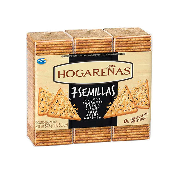 Hogarenas Pack Galleta 7 Semillas X 189G