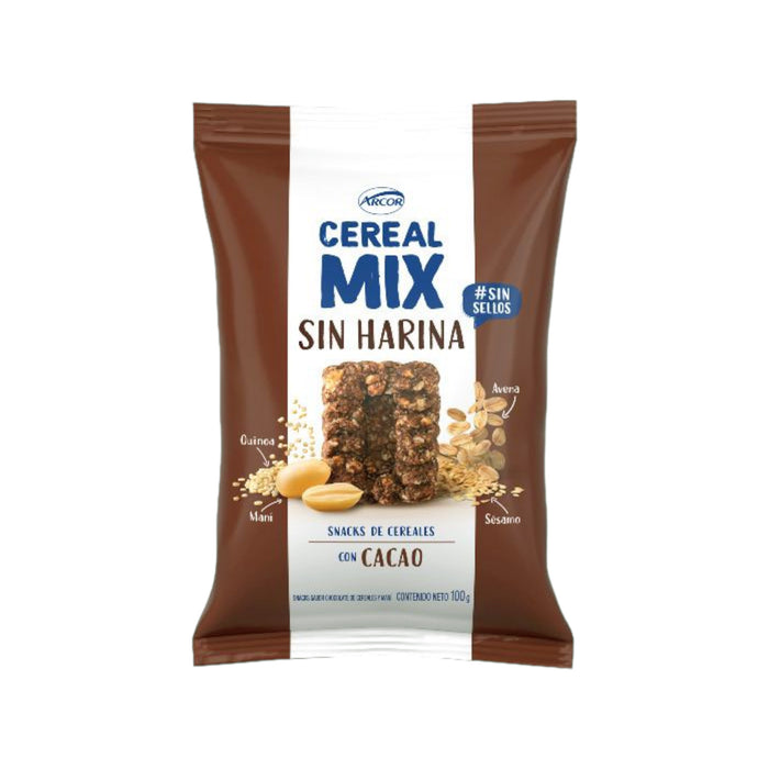 Cereal Mix Snacks Sin Harina Cacao X 100G