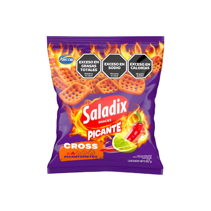 Snacks Saladix Cross Sabor Picante X 67G