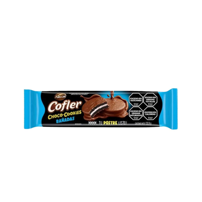 Cofler Choco Cookies Bañadas En Chocolate X 132.8G