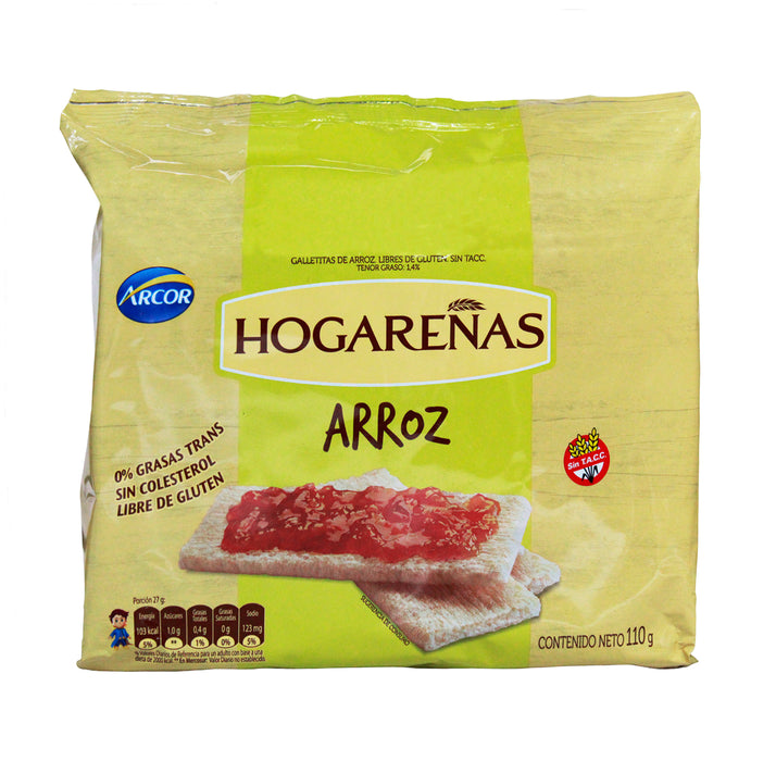 Hogarenas Galletas De Arroz X 110G