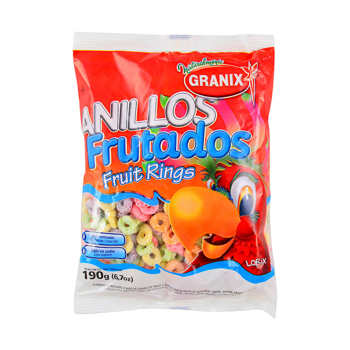 Cereal Granix Anillos Frutados Fruit Rings X 190G