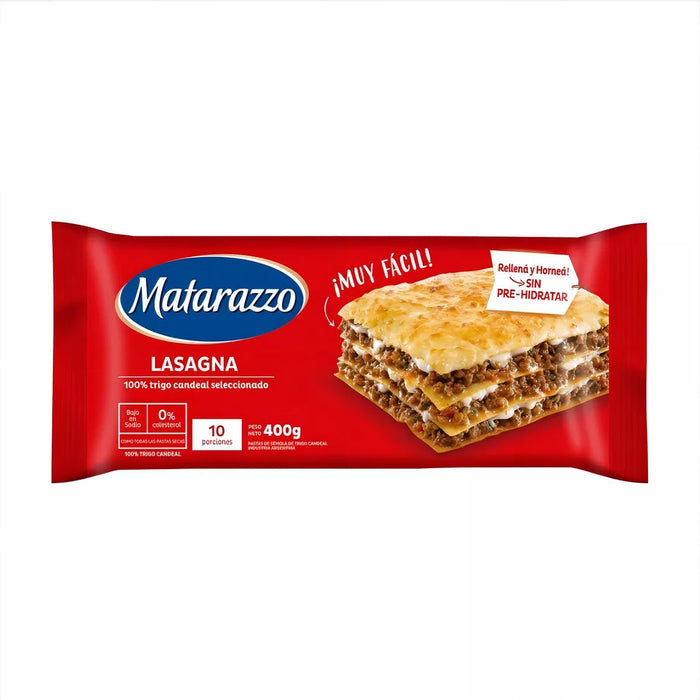 Fideo Lasagna Matarazzo X 400G