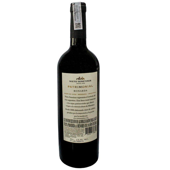 Nieto Senetiner Bonarda Patrimonial X 750Ml