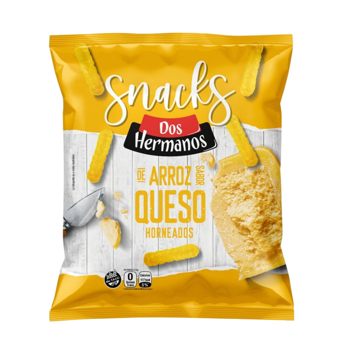 Snacks Dos Hermanos Horneados De Arroz Queso X 80G