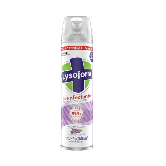 Lysoform Aero Desinfectante Lavanda X 360Ml