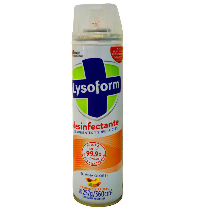 Desinfectante Lysoform Aero Frutal X 360Ml