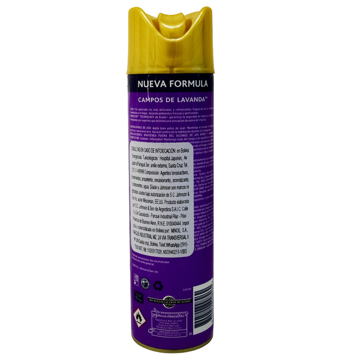 Ambientador Aerosol Glade Campos De Lavanda X 360Ml