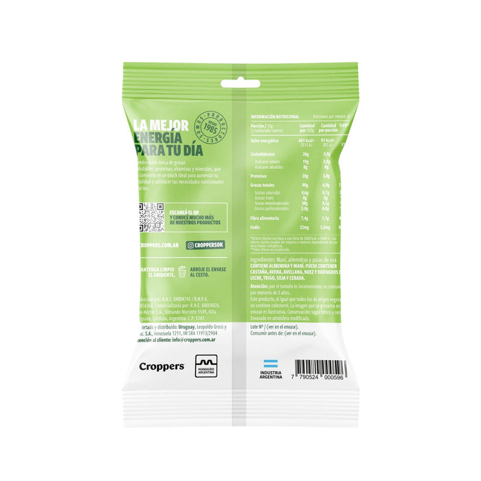 Mani Almendras Y Pasas De Uva Croppers X 35G