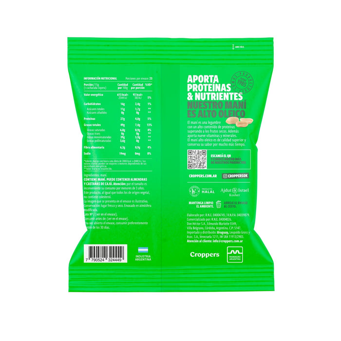 Mani Tostado Croppers Sin Sal X 350G