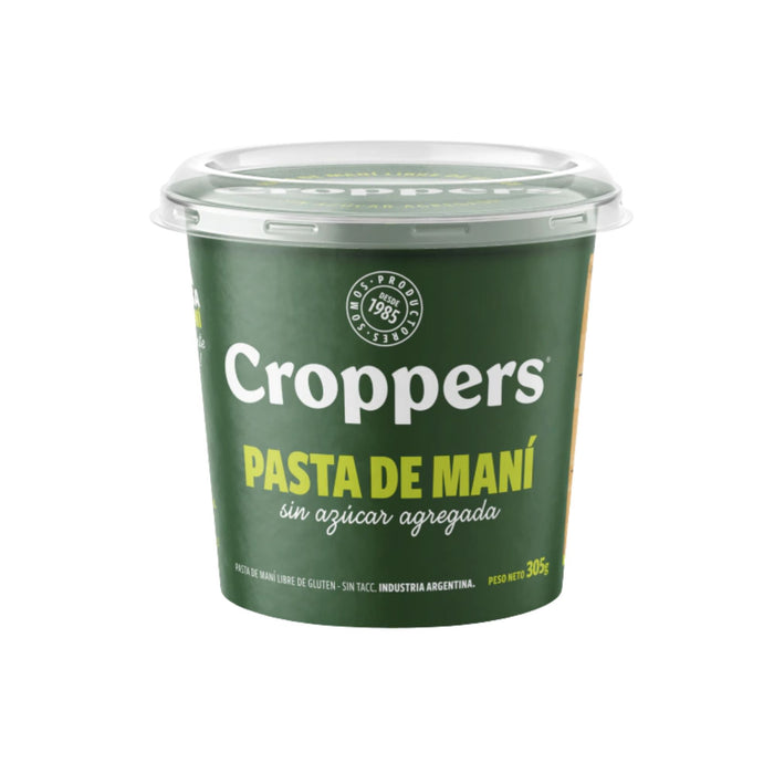 Pasta De Mani Croppers Sin Azúcar X 305G