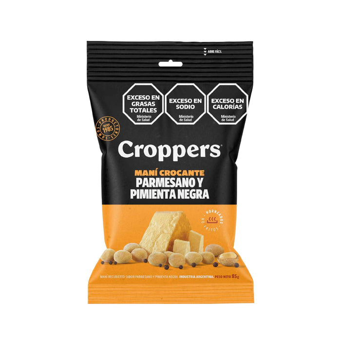 Mani Croppers Crocante Parmesano Y Pimienta X 85G