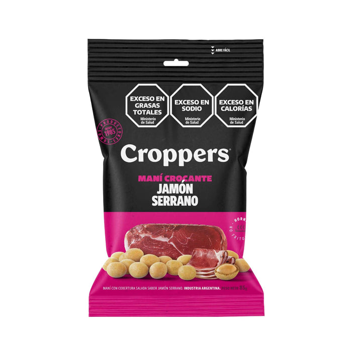Mani Croppers Crocante Sabor Jamon Serrano X 85G