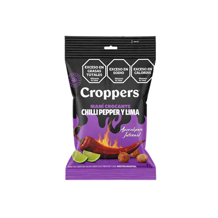 Mani Crocante Croppers Chilli Pepper Y Lima X 85G