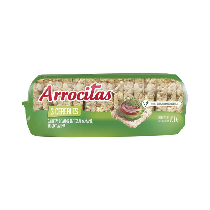 Galletas De Arroz Arrocitas 3 Cereales X 101G