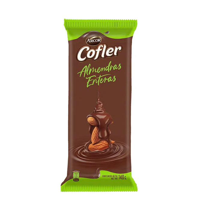 Arcor Tableta Cofler Chocolate Almendras X 140G