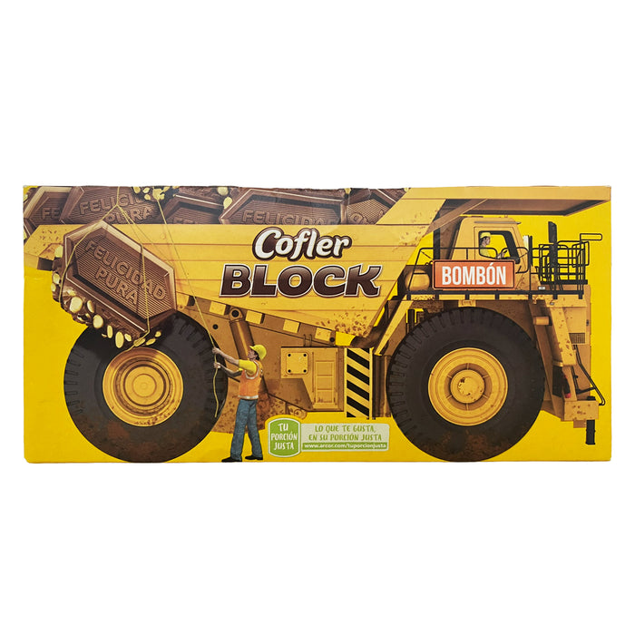 Cofler Block Chocolate Con Maní Bombon X 256G