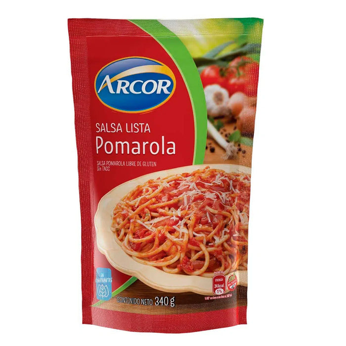 Arcor Salsa Lista Pomarola Sin Gluten X 340G