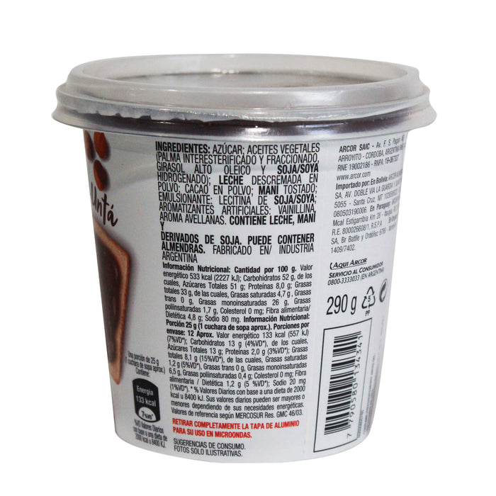 Aguila Nut Relleno Untable Avellana X 290G