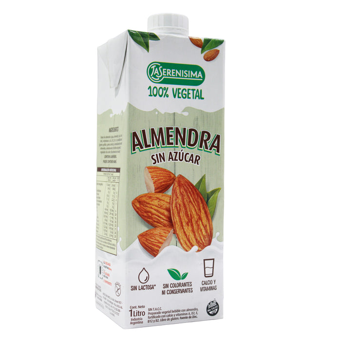 Preparado Vegetal Almendra La Serenisima Sin Azúcar X 1 L