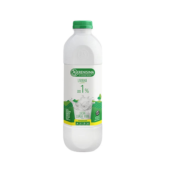 La Serenisima Leche Larga Vida X 1 L Liviana 1%