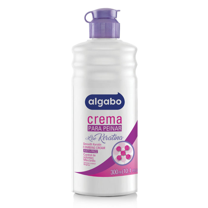 Crema Para Peinar Algabo Liso Keratina X 300Ml