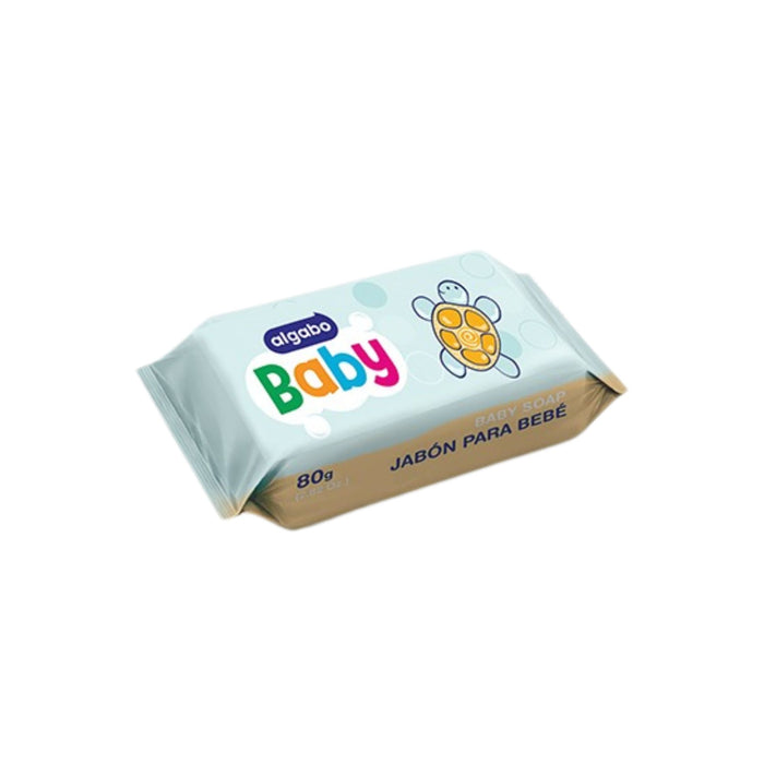 Jabón En Barra Algabo Baby Para Bebe X 80G