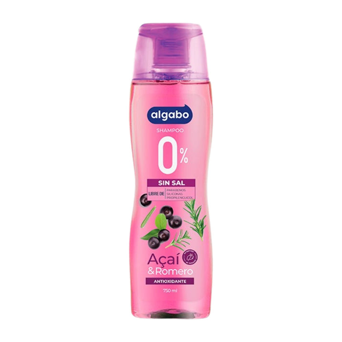 Shampoo Algabo Acai Y Romero Sin Sal X 750Ml