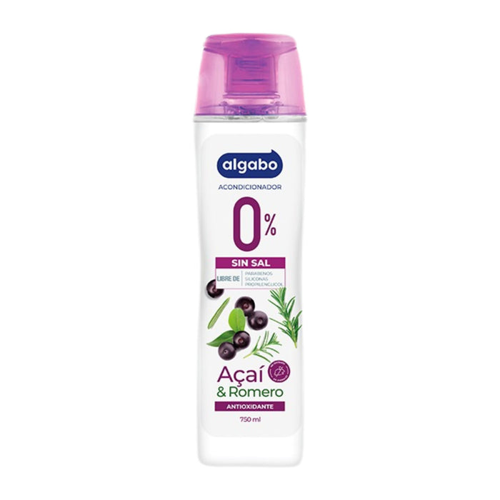 Acondicionador Algabo Acai Y Romero Sin Sal X 750Ml
