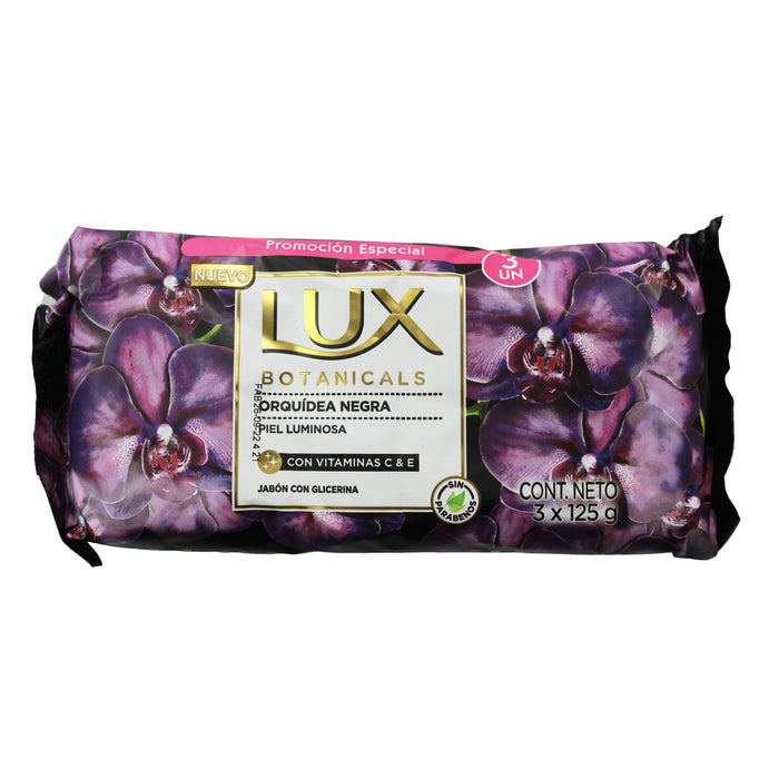 Lux Botanical Jabon 125G X 3 Unidades Orquidea Negra