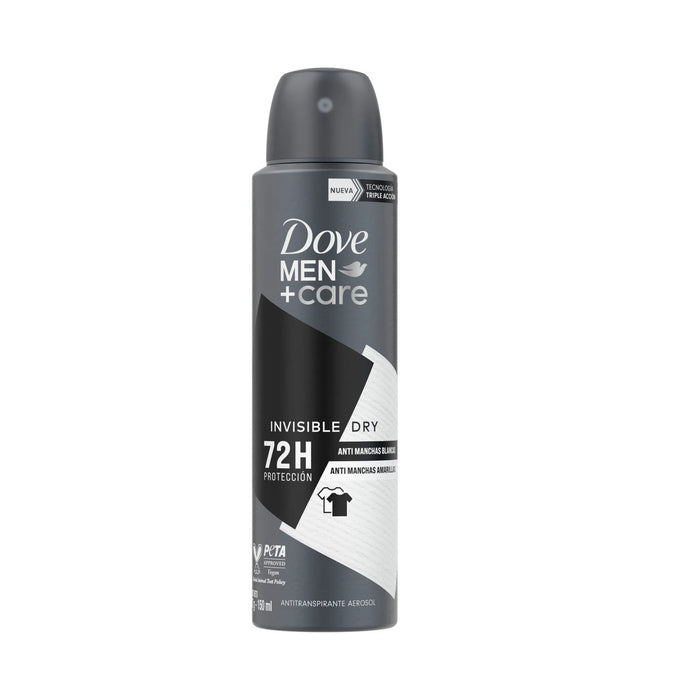 Dove Men Invisible Dry Aerosol Antitranspirante 72H X 150Ml