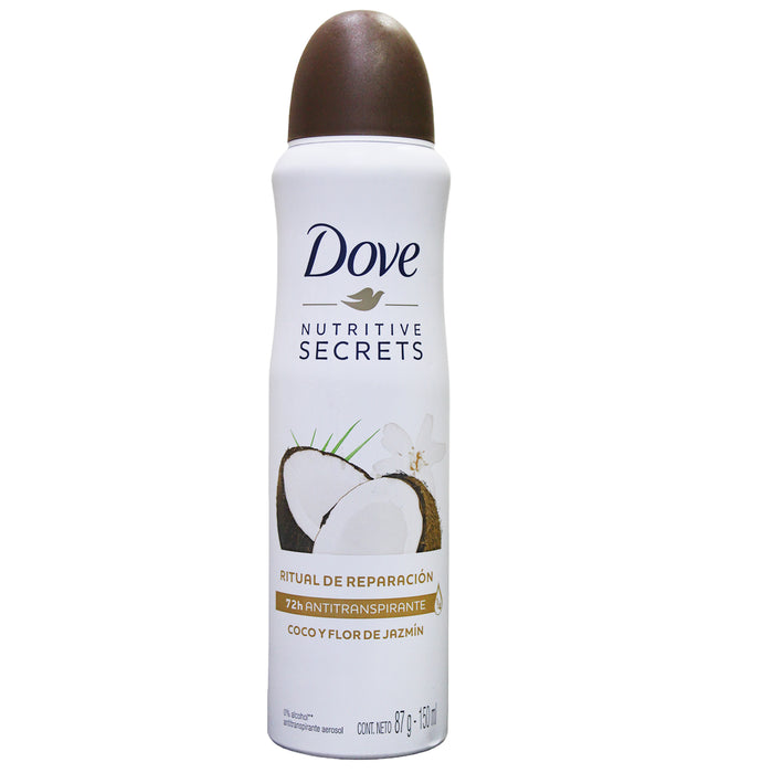 Dove Aero Antitranspirante 72Hrs Ritual De Reparacion Coco Y Flor X 150Ml