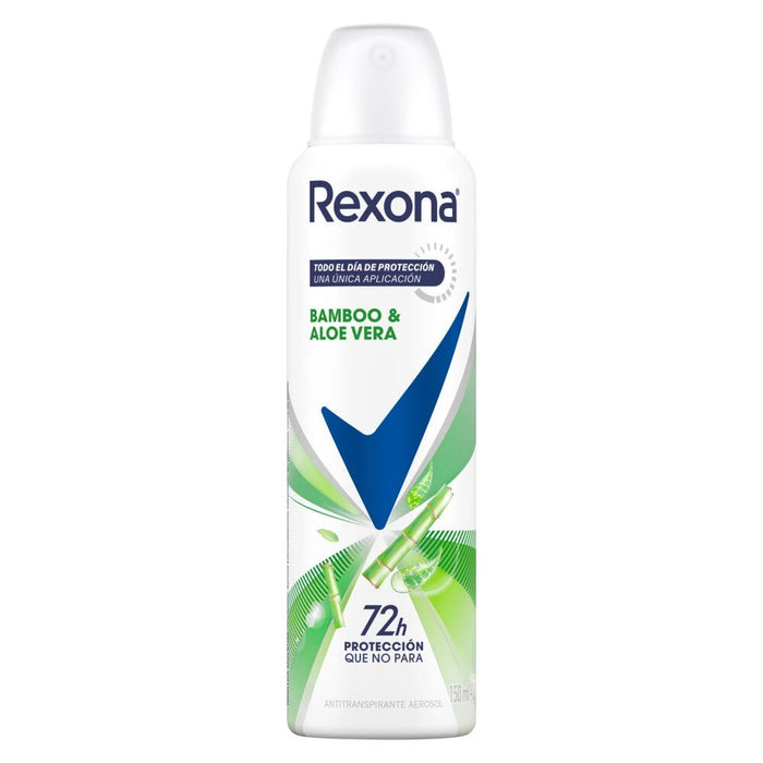 Spray Antitranspirante Rexona Women Bamboo Y Aloe Vera X 150 Ml