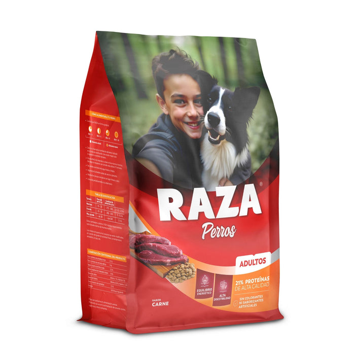 Croquetas Raza Perros Adultos Sabor Carne X 1.5Kg