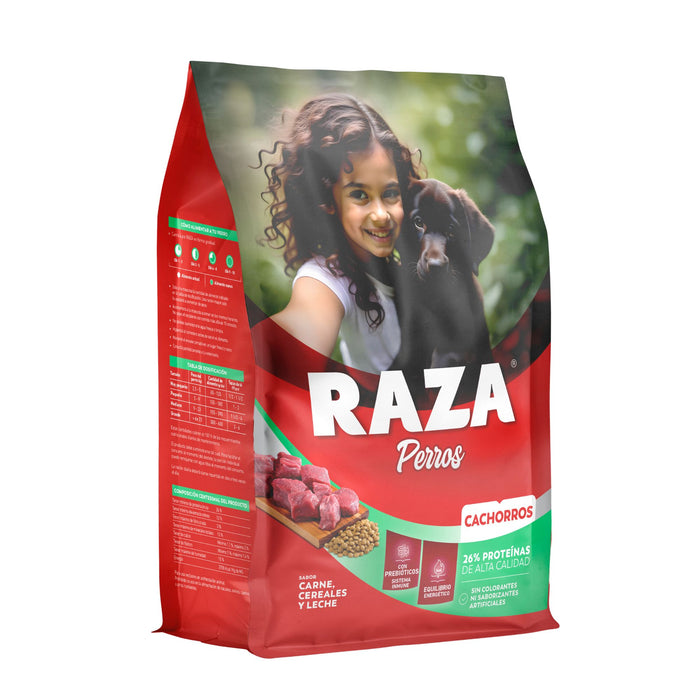 Alimento Perros Cachorro Raza Carne Cereal Leche X 1.5Kg