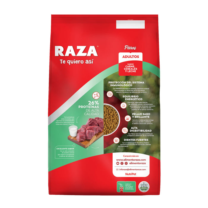 Alimento Perros Cachorro Raza Carne Cereal Leche X 1.5Kg
