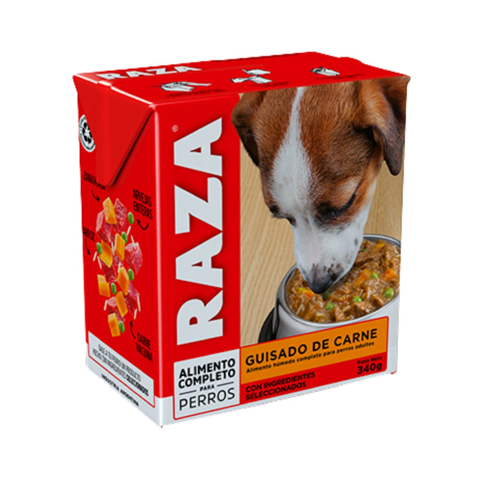Alimento Para Perro Raza Guisado De Carne X 340G