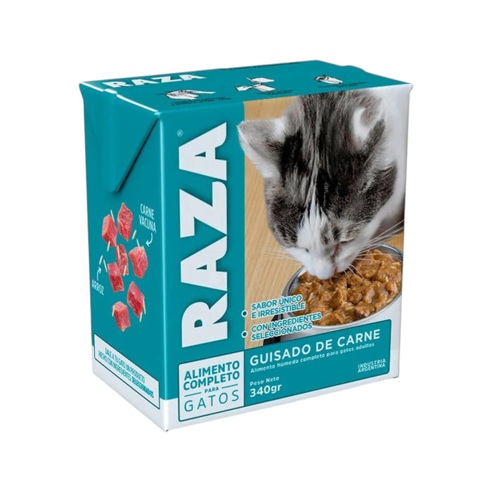 Alimento Para Gato Raza - Guisado De Carne X 340G